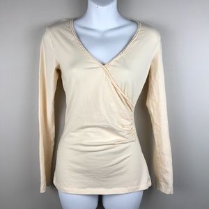Sundance V-Neck Long Sleeve Top - Size XS